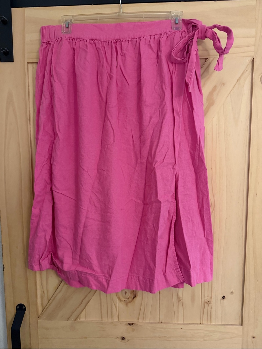 A New Day Women’s Pink  Mid-Length Tie-Waist Skirt
